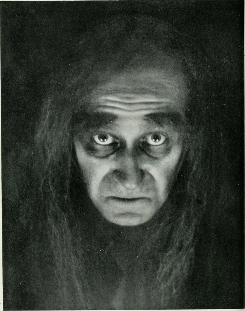 An illustration from The art of theatrical make-up, 1909, leaf 105