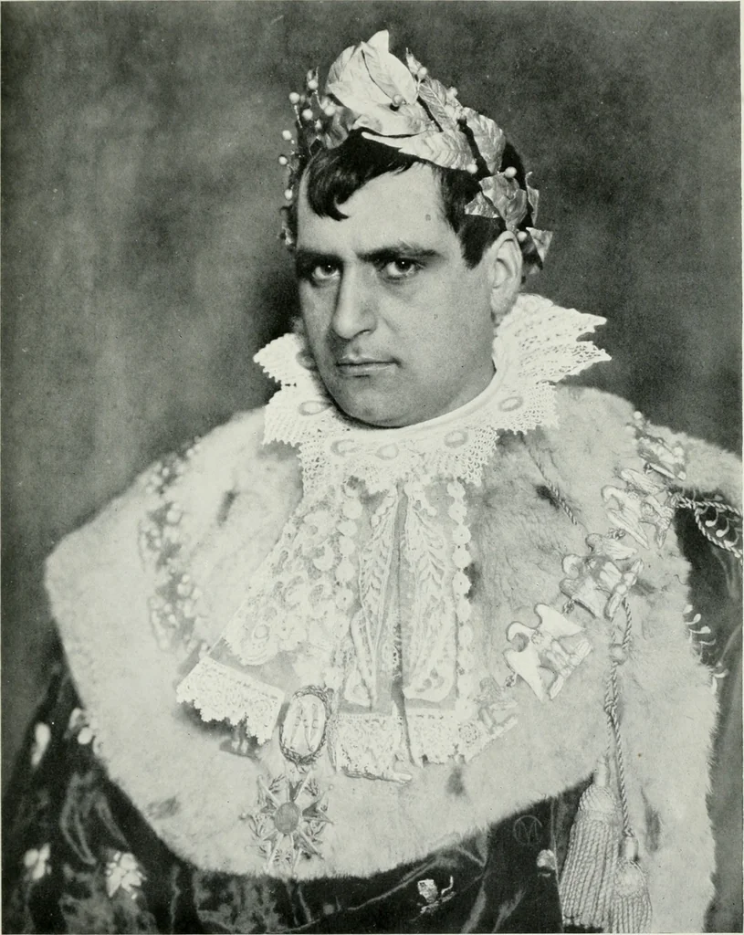 An illustration from The art of theatrical make-up, 1909, leaf 142