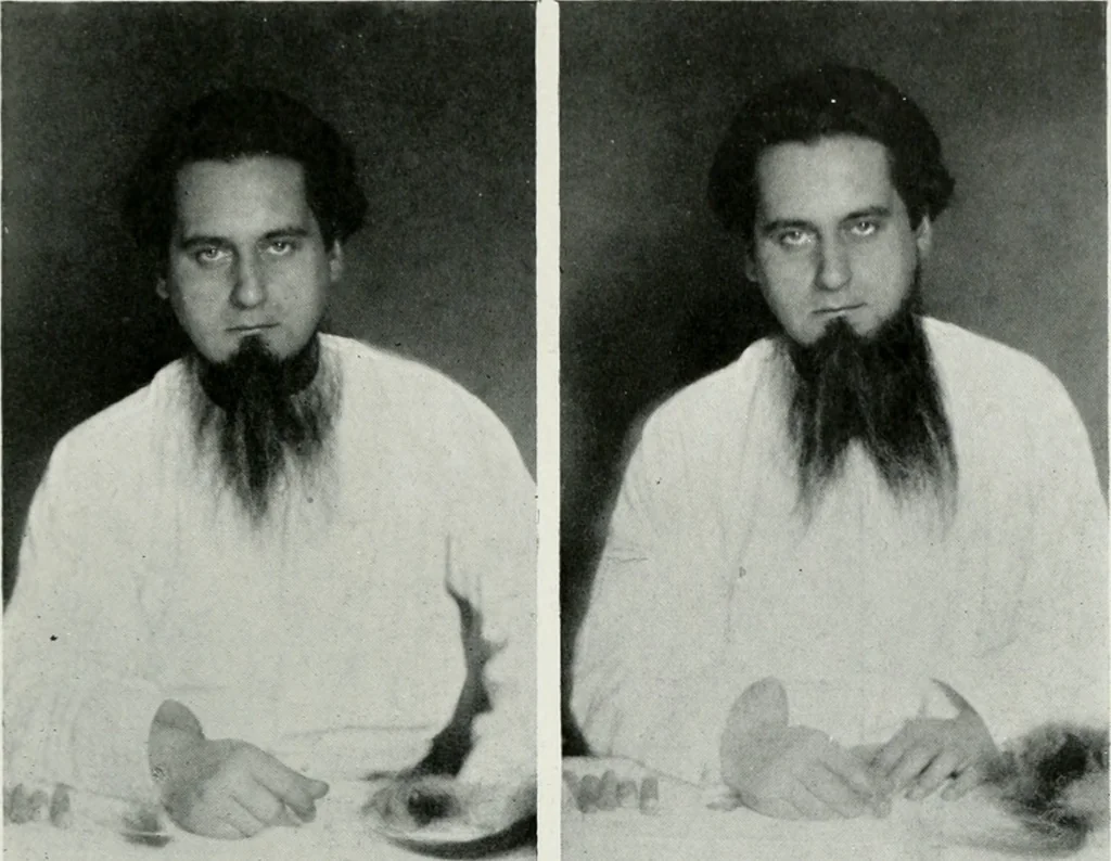 An illustration from The art of theatrical make-up, 1909, leaf 146