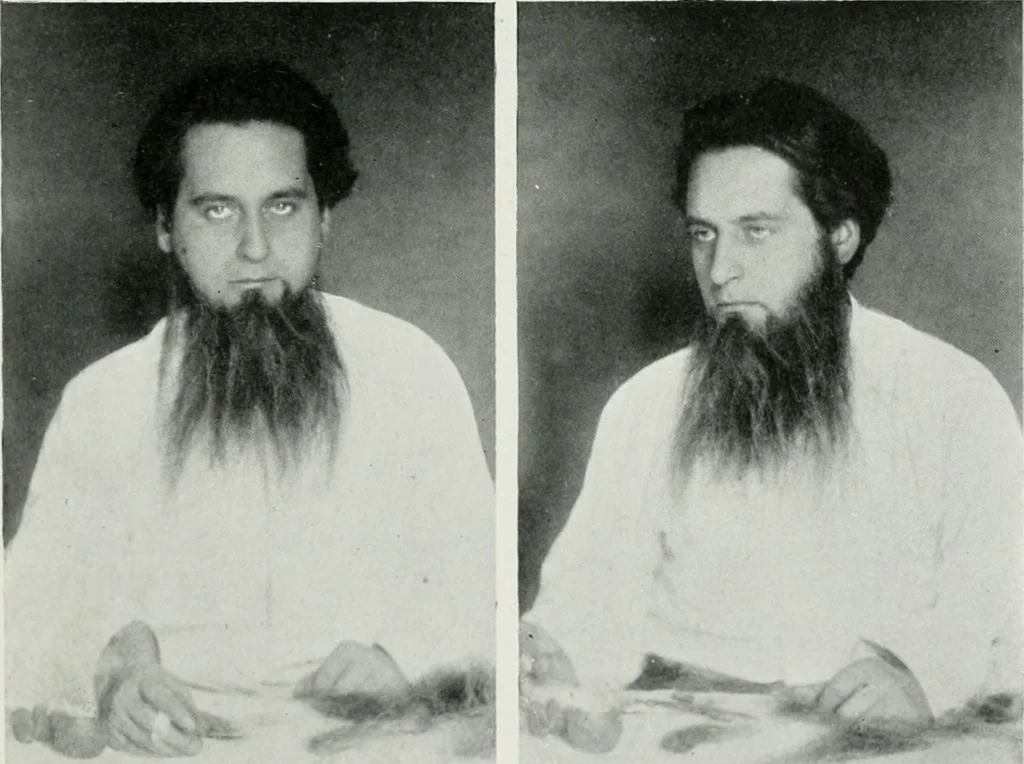 An illustration from The art of theatrical make-up, 1909, leaf 146