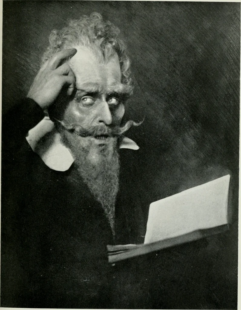 An illustration from The art of theatrical make-up, 1909, leaf 54