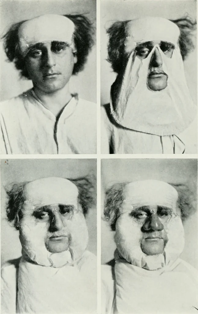An illustration from The art of theatrical make-up, 1909, leaf 63