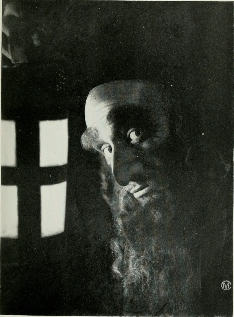 An illustration from The art of theatrical make-up, 1909, leaf 66
