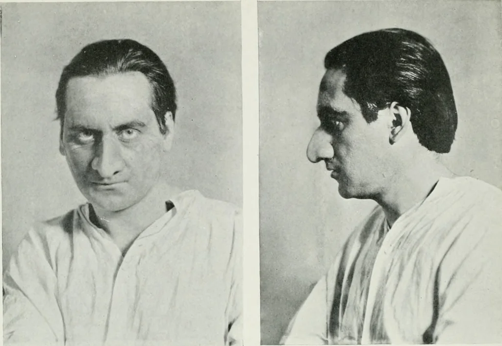An illustration from The art of theatrical make-up, 1909, leaf 69