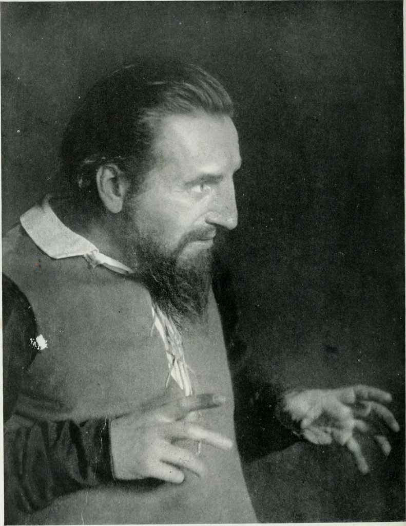 An illustration from The art of theatrical make-up, 1909, leaf 79