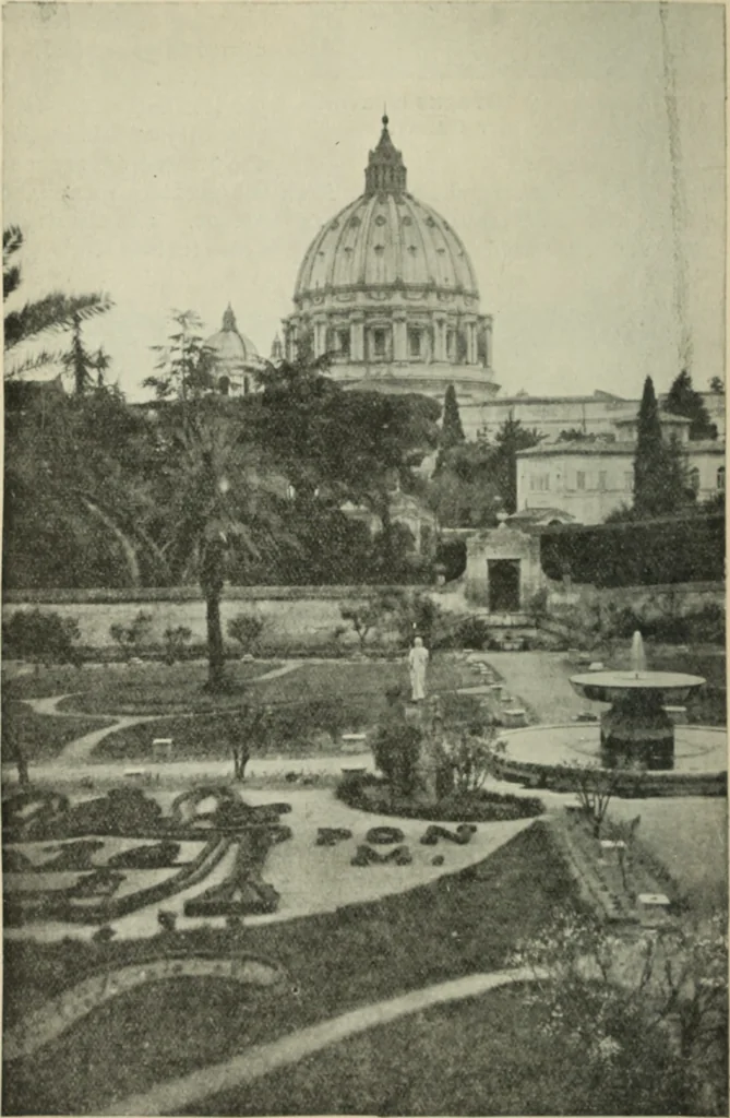 An illustration from The art of the Vatican; being a brief history of the palace, and an account of the principal art treasures within its walls, 1903, leaf 1