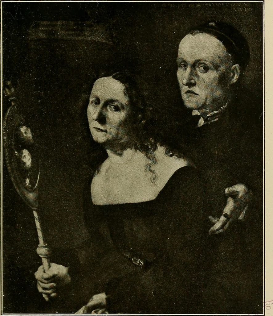 An illustration from The art of the Vienna galleries : giving a brief history of the public and private galleries of Vienna, with a critical description of the paintings therein contained., 1911, leaf 190