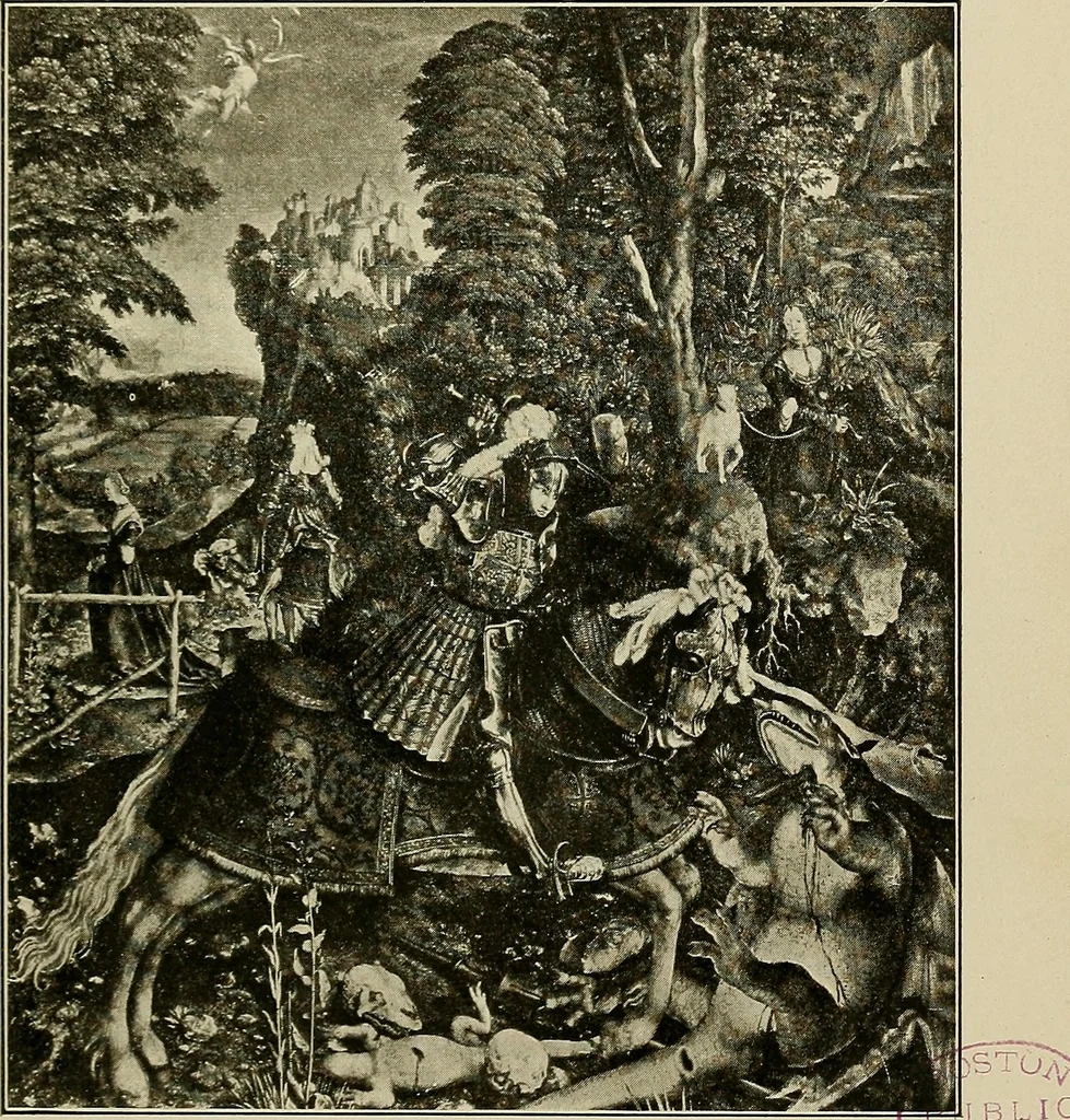 An illustration from The art of the Vienna galleries : giving a brief history of the public and private galleries of Vienna, with a critical description of the paintings therein contained., 1911, leaf 194