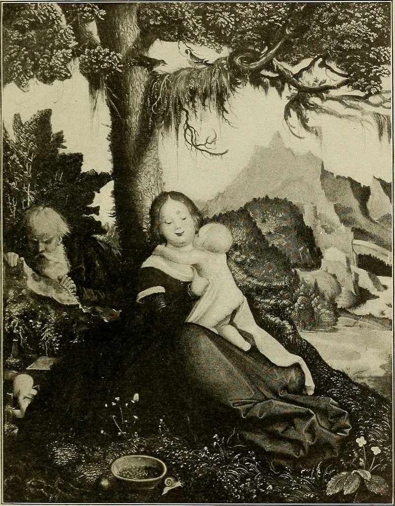 An illustration from The art of the Vienna galleries : giving a brief history of the public and private galleries of Vienna, with a critical description of the paintings therein contained., 1911, leaf 238
