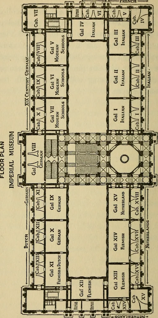 An illustration from The art of the Vienna galleries : giving a brief history of the public and private galleries of Vienna, with a critical description of the paintings therein contained., 1911, leaf 25