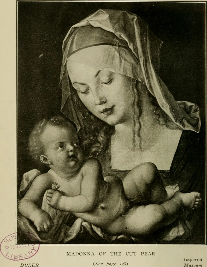 An illustration from The art of the Vienna galleries : giving a brief history of the public and private galleries of Vienna, with a critical description of the paintings therein contained., 1911, leaf 5