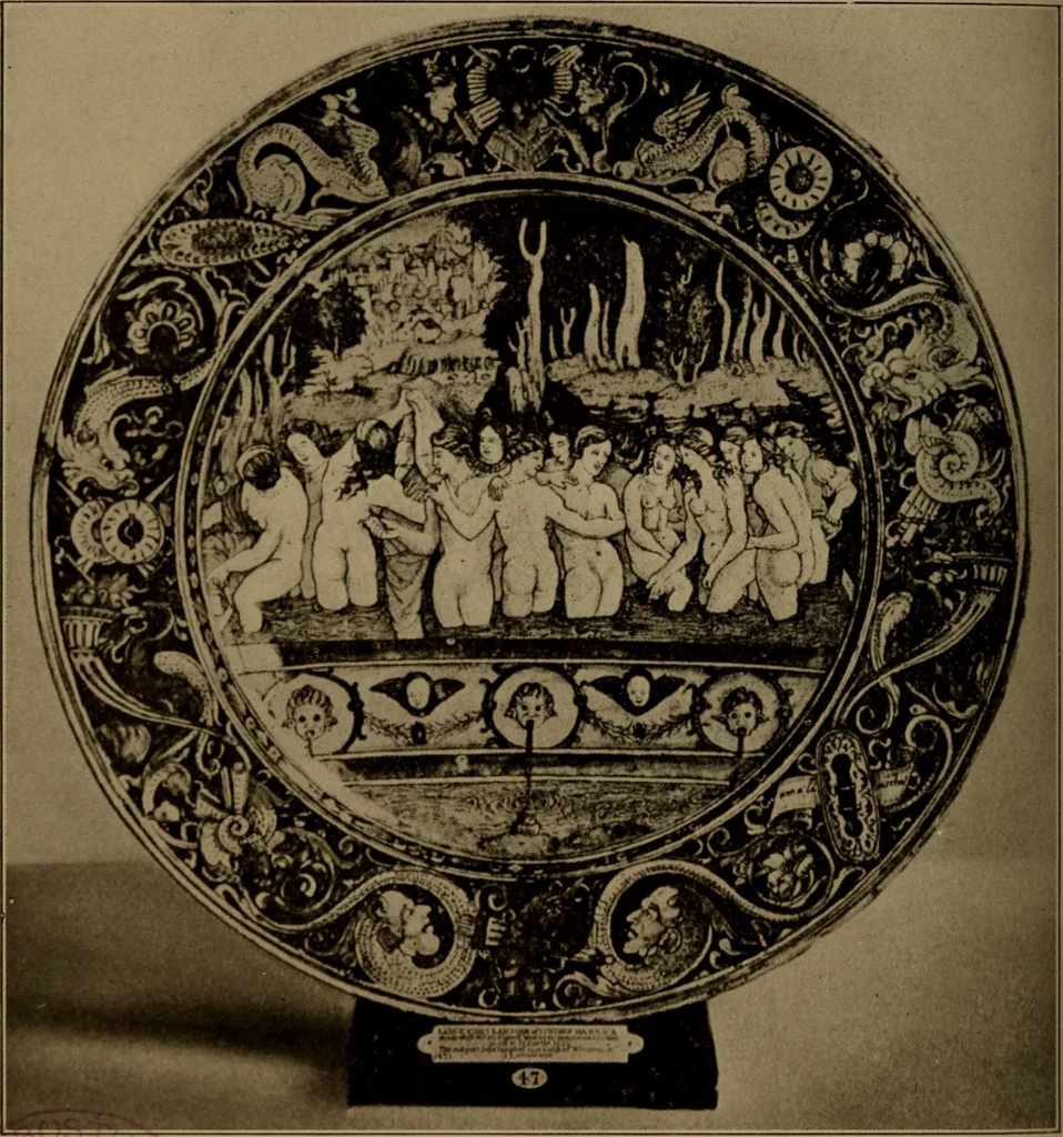 An illustration from The art of the Wallace Collection : including an account of its founders, a description of the pictures, and a survey of the chief exhibits in the galleries devoted to objects of art and arms and armour., 1914, leaf 361