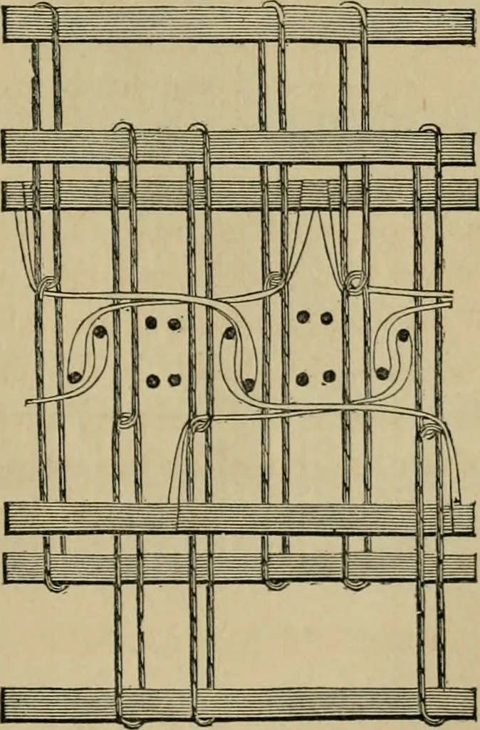 An illustration from The art of weaving, by hand and by power, with an introductory account of its rise and progress in ancient and modern times, 1844, leaf 156