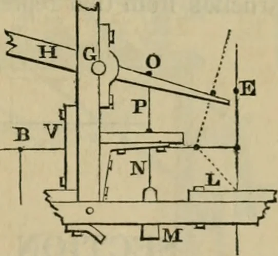 An illustration from The art of weaving, by hand and by power, with an introductory account of its rise and progress in ancient and modern times, 1844, leaf 196