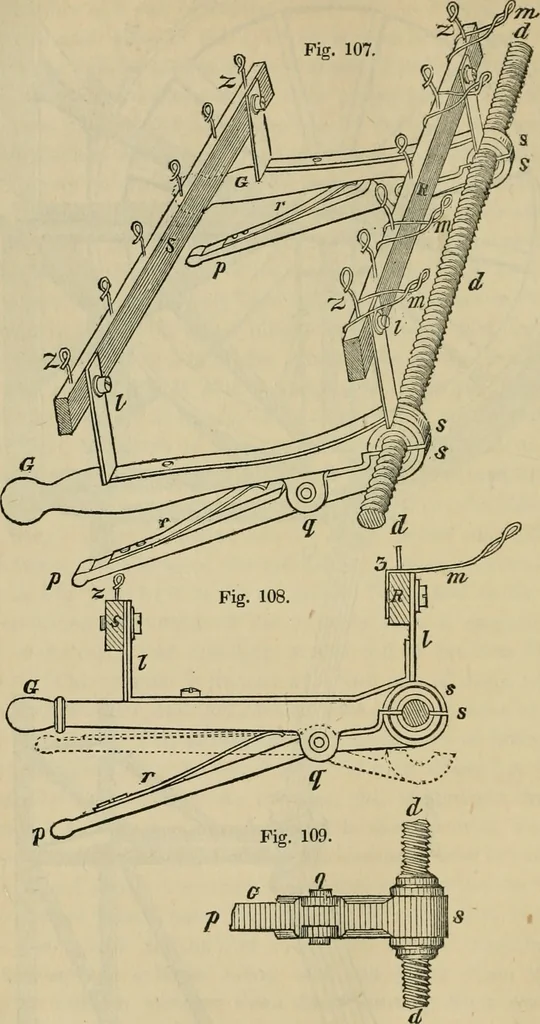 An illustration from The art of weaving, by hand and by power, with an introductory account of its rise and progress in ancient and modern times, 1844, leaf 243