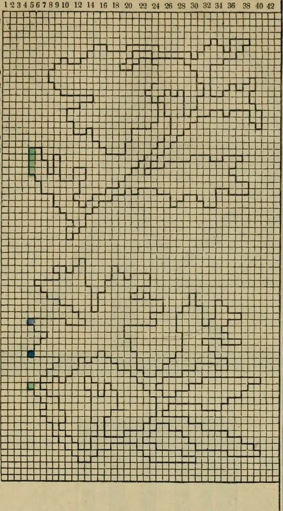 An illustration from The art of weaving, by hand and by power, with an introductory account of its rise and progress in ancient and modern times, 1844, leaf 244