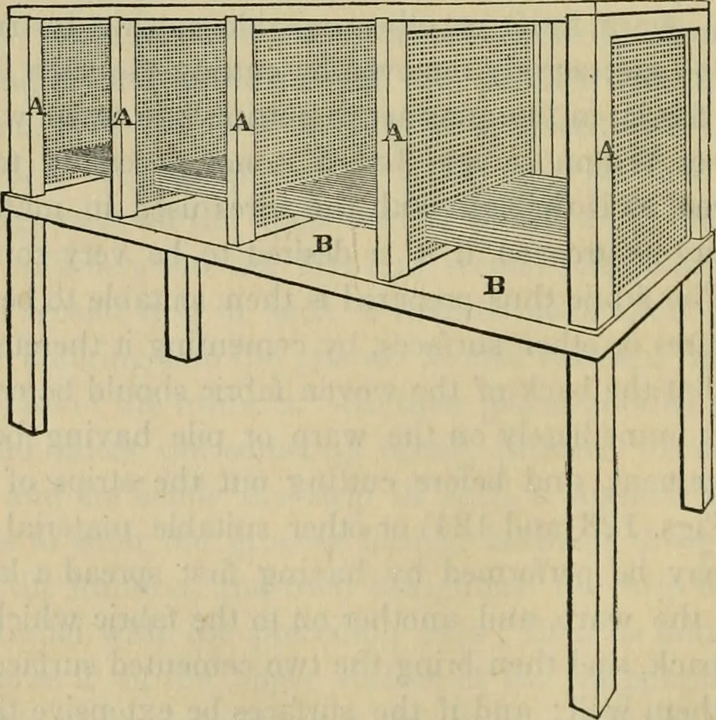 An illustration from The art of weaving, by hand and by power, with an introductory account of its rise and progress in ancient and modern times, 1844, leaf 267