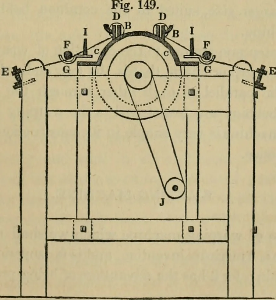 An illustration from The art of weaving, by hand and by power, with an introductory account of its rise and progress in ancient and modern times, 1844, leaf 350