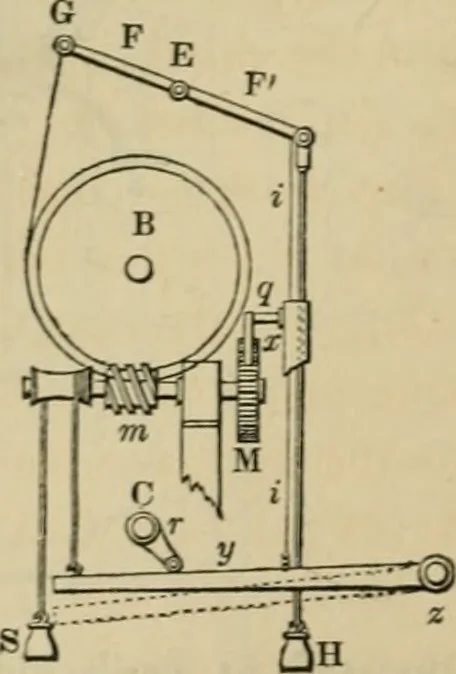 An illustration from The art of weaving, by hand and by power, with an introductory account of its rise and progress in ancient and modern times, 1844, leaf 373