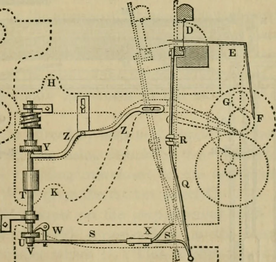 An illustration from The art of weaving, by hand and by power, with an introductory account of its rise and progress in ancient and modern times, 1844, leaf 380