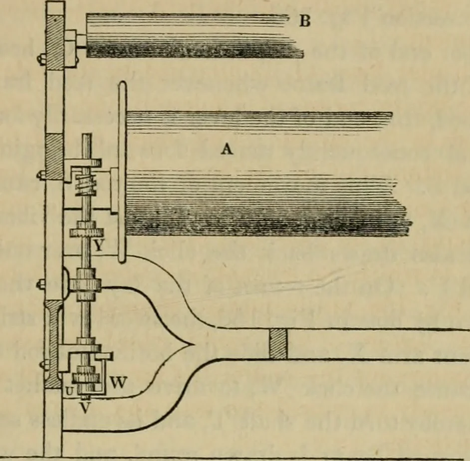 An illustration from The art of weaving, by hand and by power, with an introductory account of its rise and progress in ancient and modern times, 1844, leaf 382