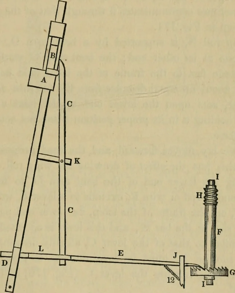 An illustration from The art of weaving, by hand and by power, with an introductory account of its rise and progress in ancient and modern times, 1844, leaf 388