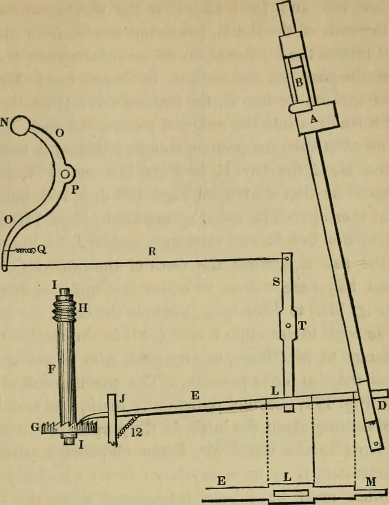 An illustration from The art of weaving, by hand and by power, with an introductory account of its rise and progress in ancient and modern times, 1844, leaf 390