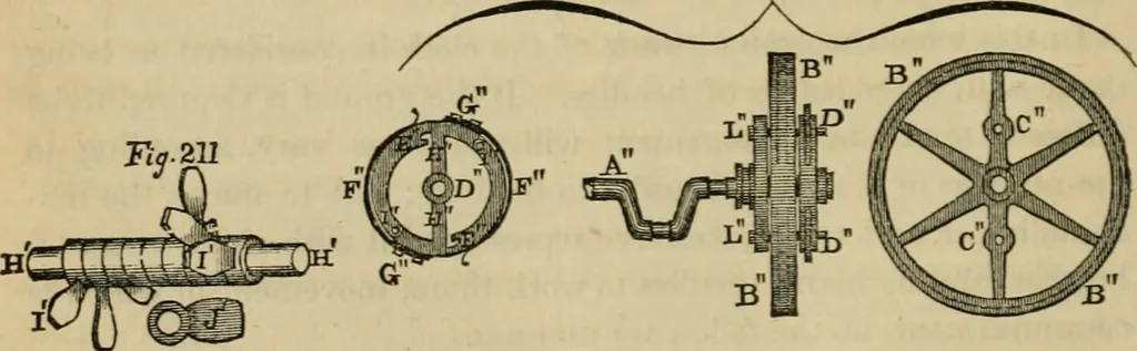 An illustration from The art of weaving, by hand and by power, with an introductory account of its rise and progress in ancient and modern times, 1844, leaf 459