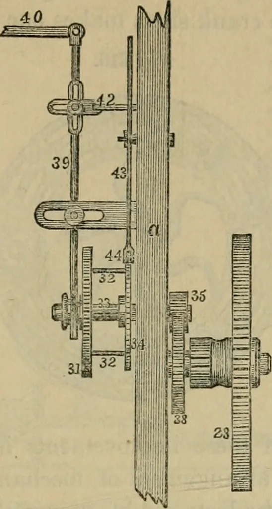 An illustration from The art of weaving, by hand and by power, with an introductory account of its rise and progress in ancient and modern times, 1844, leaf 466