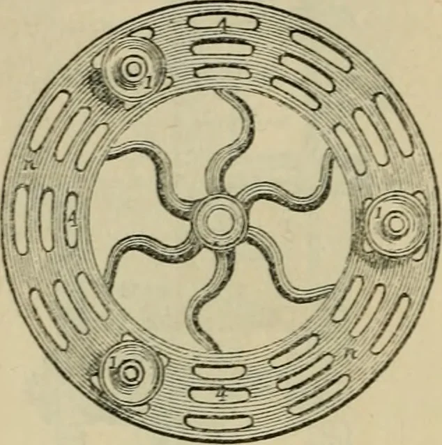 An illustration from The art of weaving, by hand and by power, with an introductory account of its rise and progress in ancient and modern times, 1844, leaf 467