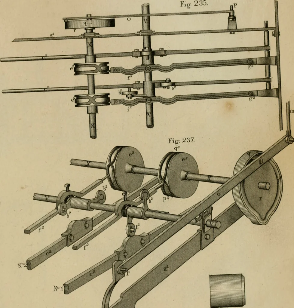 An illustration from The art of weaving, by hand and by power, with an introductory account of its rise and progress in ancient and modern times, 1844, leaf 512