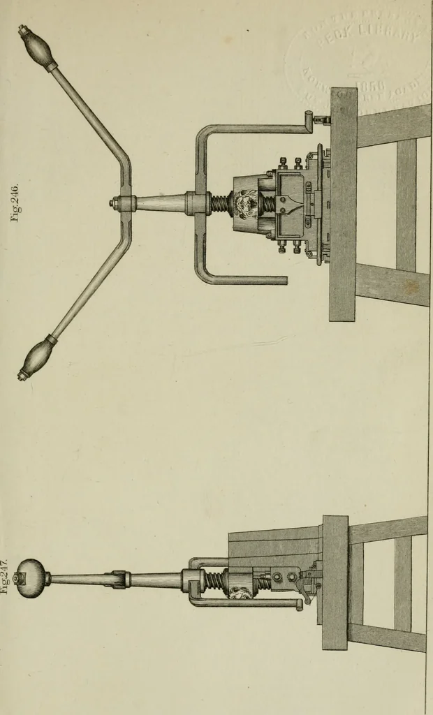 An illustration from The art of weaving, by hand and by power, with an introductory account of its rise and progress in ancient and modern times, 1844, leaf 574