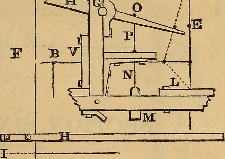 An illustration from The art of weaving, by hand and by power, 1844, leaf 202