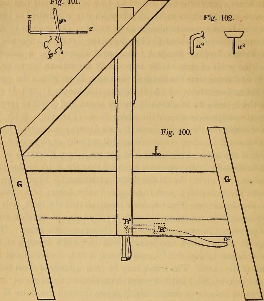 An illustration from The art of weaving, by hand and by power, 1844, leaf 227