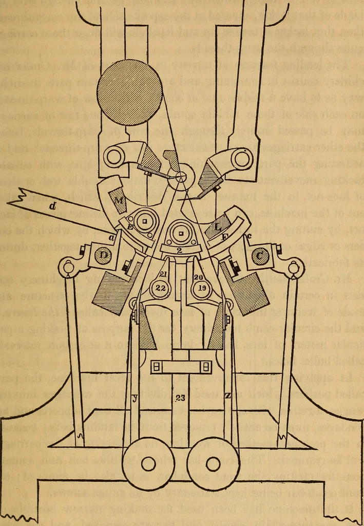 An illustration from The art of weaving, by hand and by power, 1844, leaf 308