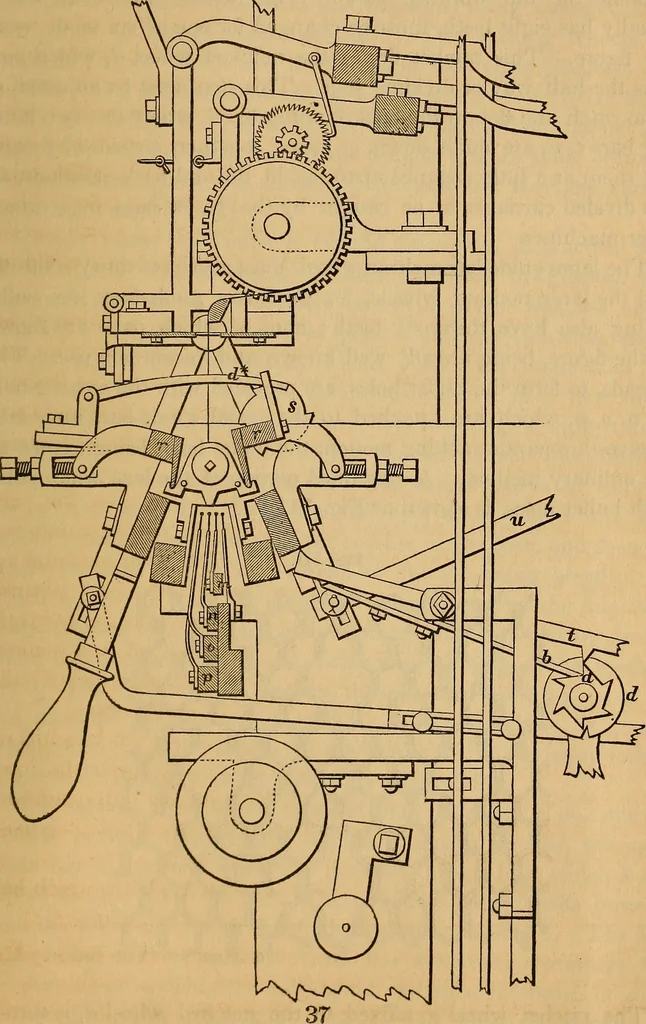 An illustration from The art of weaving, by hand and by power, 1844, leaf 310