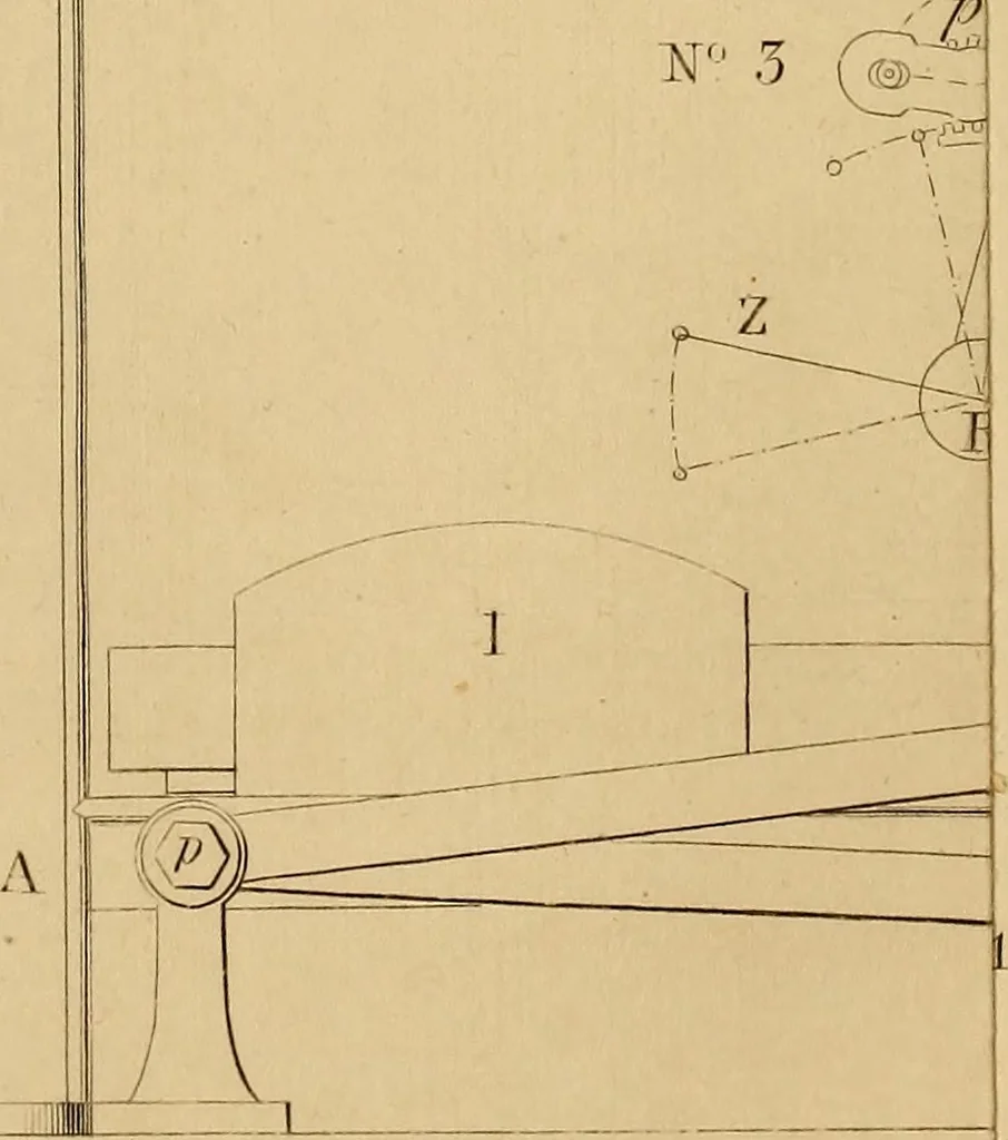 An illustration from The art of weaving, by hand and by power, 1844, leaf 355