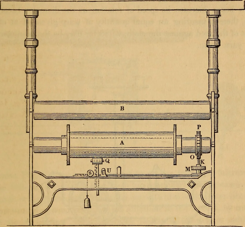 An illustration from The art of weaving, by hand and by power, 1844, leaf 390