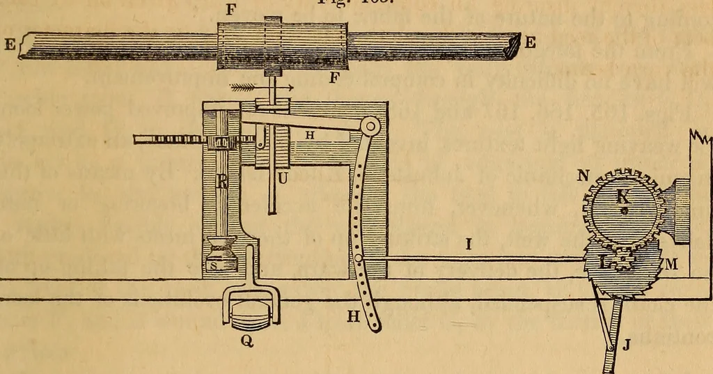 An illustration from The art of weaving, by hand and by power, 1844, leaf 392