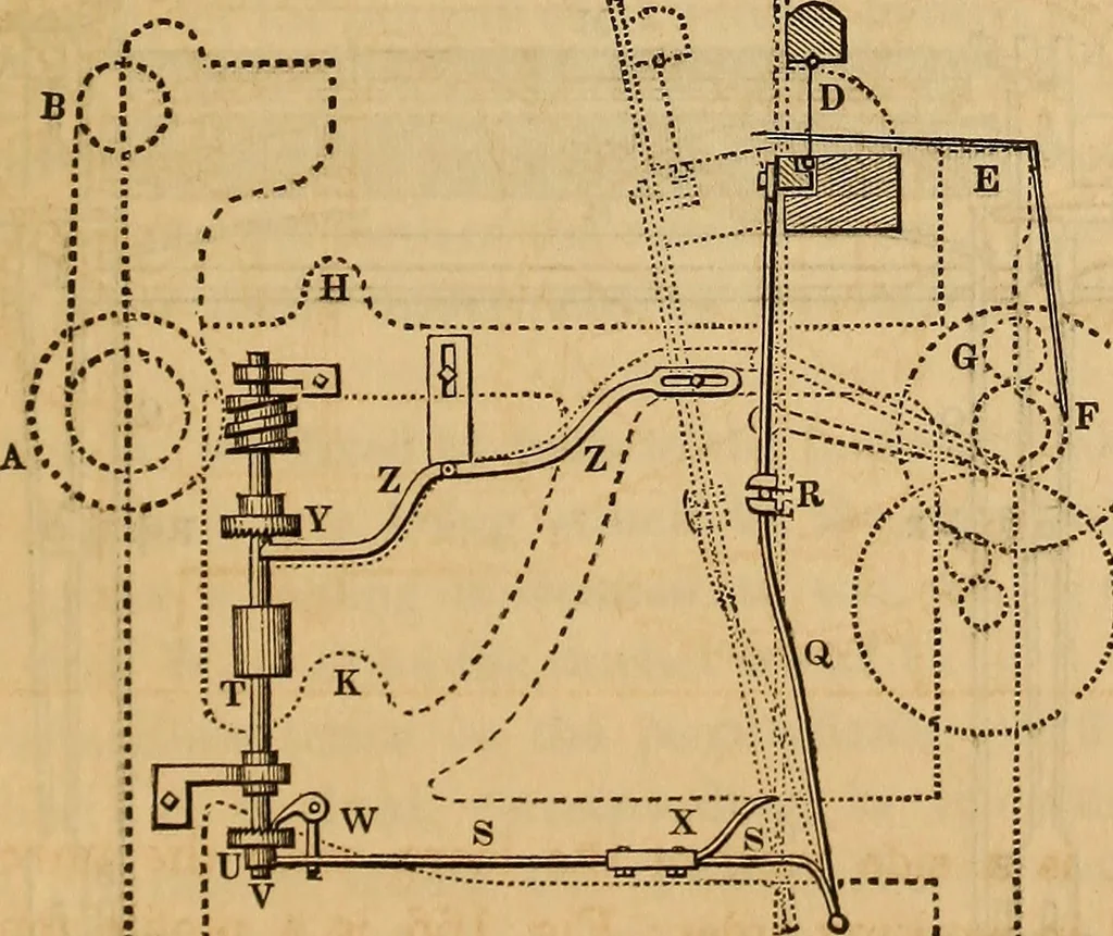 An illustration from The art of weaving, by hand and by power, 1844, leaf 394