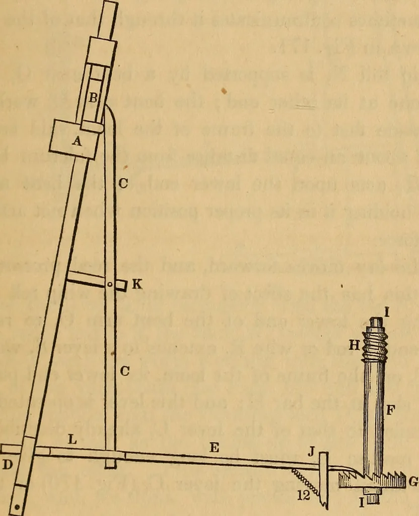 An illustration from The art of weaving, by hand and by power, 1844, leaf 402