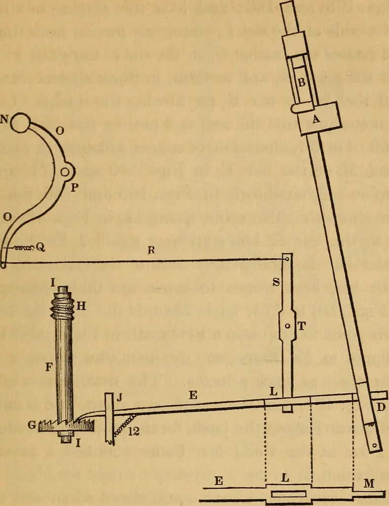 An illustration from The art of weaving, by hand and by power, 1844, leaf 404