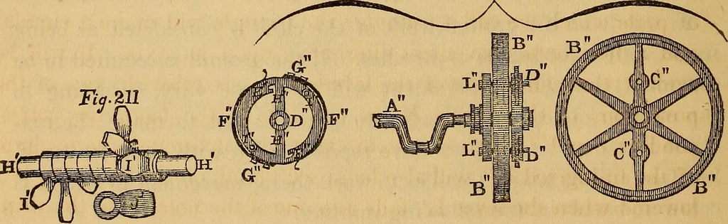An illustration from The art of weaving, by hand and by power, 1844, leaf 473