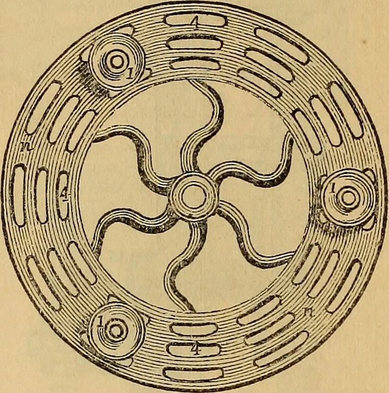 An illustration from The art of weaving, by hand and by power, 1844, leaf 481