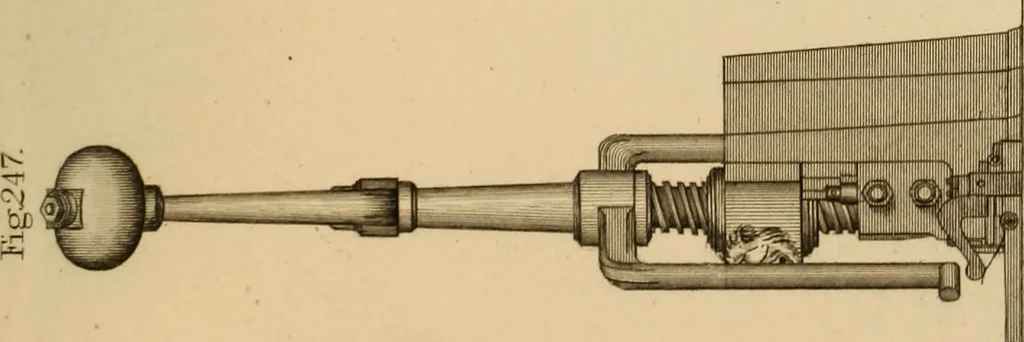 An illustration from The art of weaving, by hand and by power, 1844, leaf 592