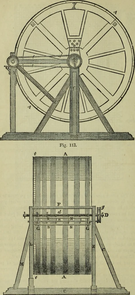 An illustration from The art of weaving, by hand and by power, : with an introductory account of its rise and progress in ancient and modern times. For the use of manufacturers and others., 1844, leaf 241