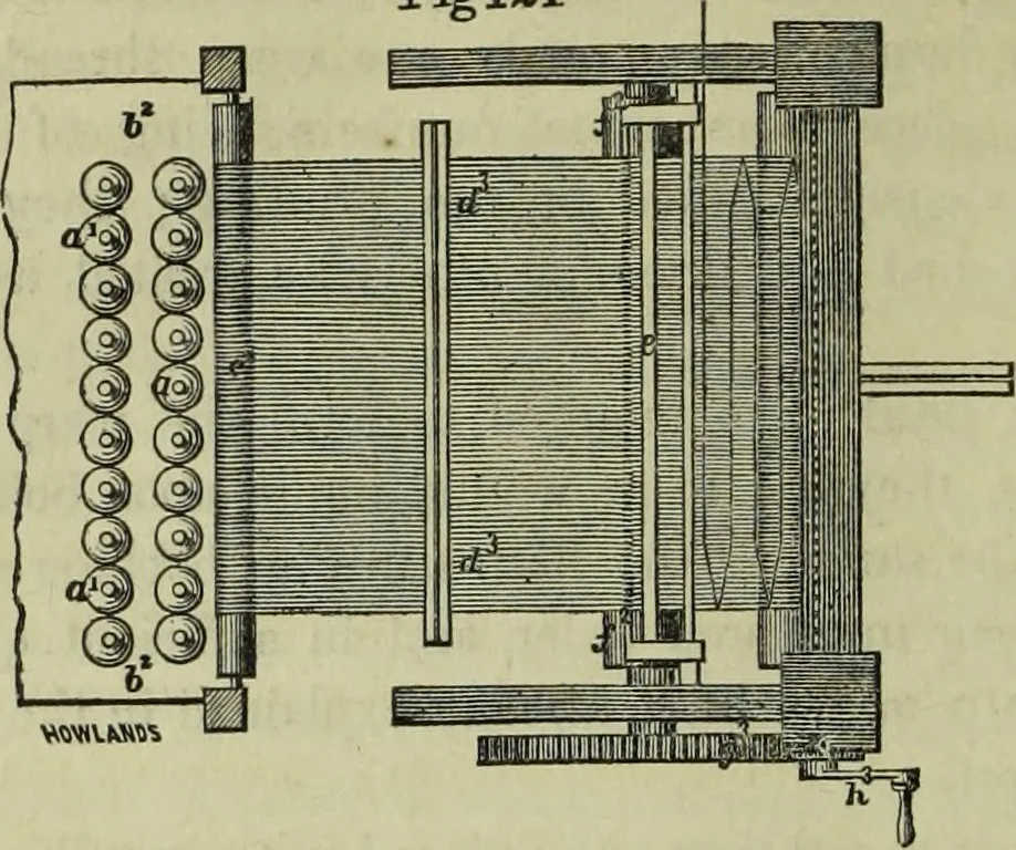 An illustration from The art of weaving, by hand and by power, : with an introductory account of its rise and progress in ancient and modern times. For the use of manufacturers and others., 1844, leaf 259