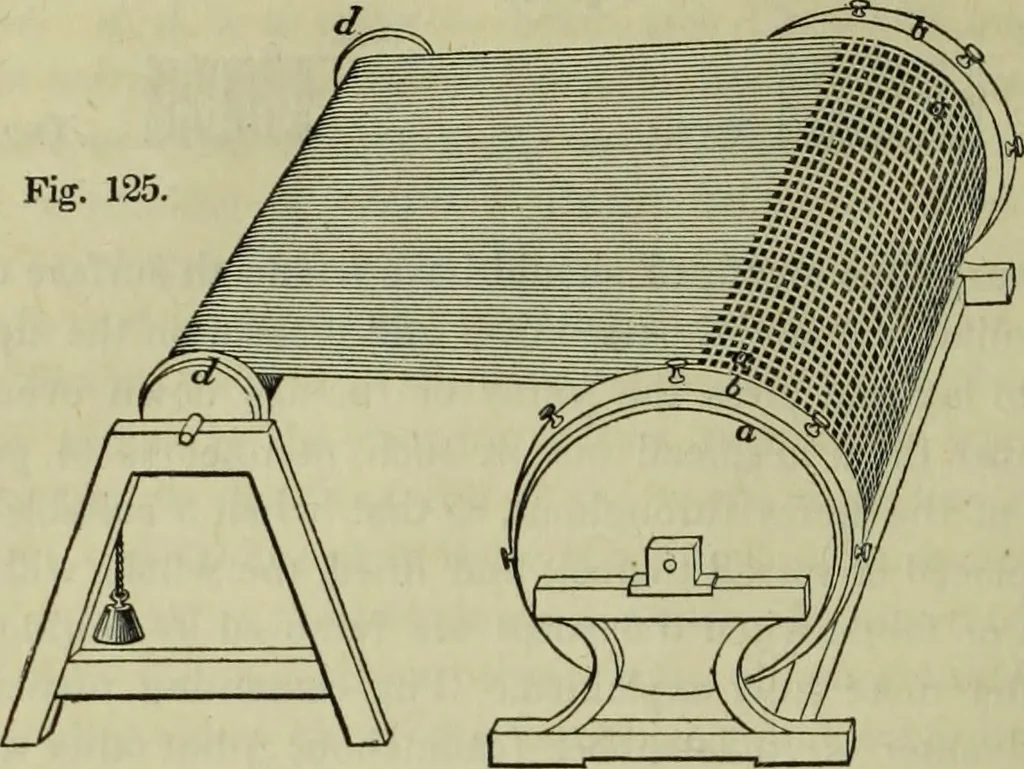 An illustration from The art of weaving, by hand and by power, : with an introductory account of its rise and progress in ancient and modern times. For the use of manufacturers and others., 1844, leaf 263