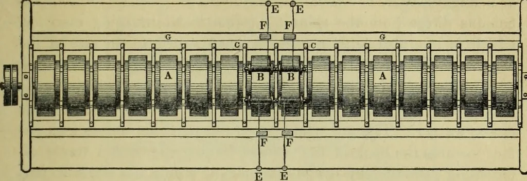 An illustration from The art of weaving, by hand and by power, : with an introductory account of its rise and progress in ancient and modern times. For the use of manufacturers and others., 1844, leaf 346