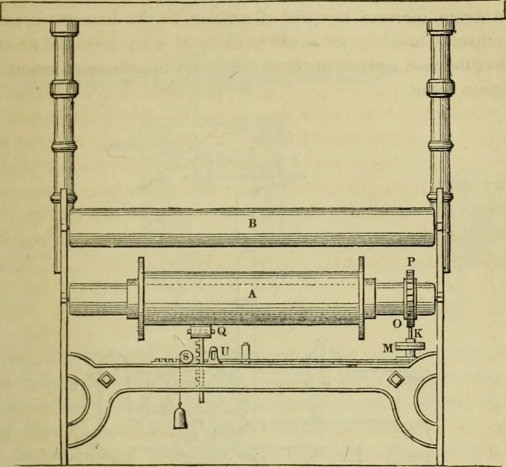 An illustration from The art of weaving, by hand and by power, : with an introductory account of its rise and progress in ancient and modern times. For the use of manufacturers and others., 1844, leaf 372